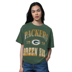 Starter Women's Oversized Hall of Fame T-Shirt - Green Bay Packers