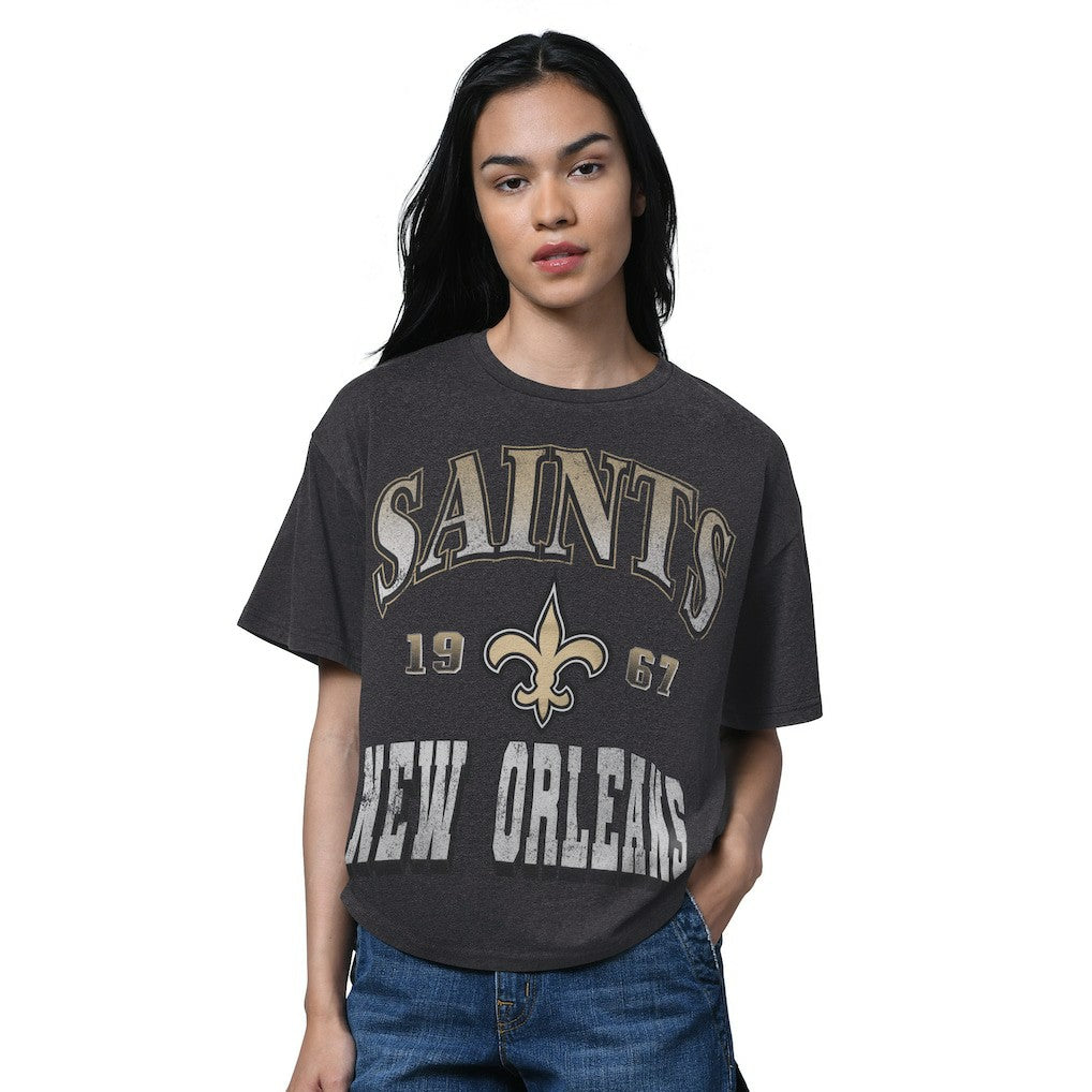 Starter Women's Oversized Hall of Fame T-Shirt - New Orleans Saints