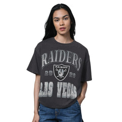 Starter Women's Oversized Hall of Fame T-Shirt - Las Vegas Raiders