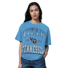 Starter Women's Oversized Hall of Fame T-Shirt - Tennessee Titans