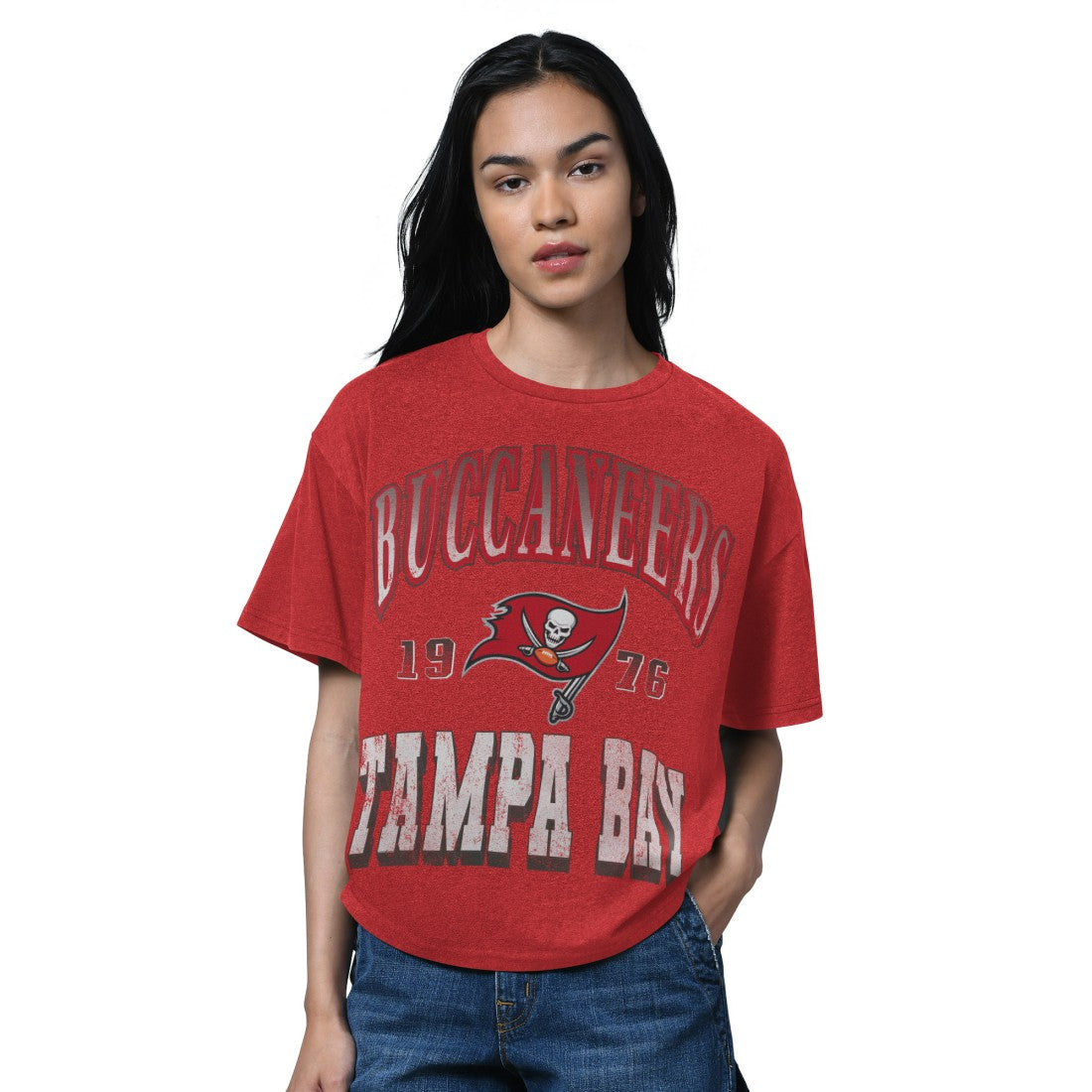 Starter Women's Oversized Hall of Fame T-Shirt - Tampa Bay Buccaneers