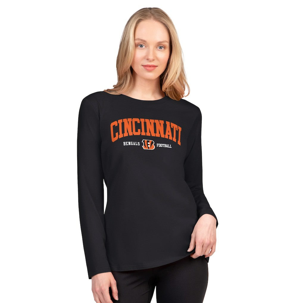 G-III 4Her by Carl Banks Women's Best Play Long Sleeve T-Shirt - Cincinnati Bengals