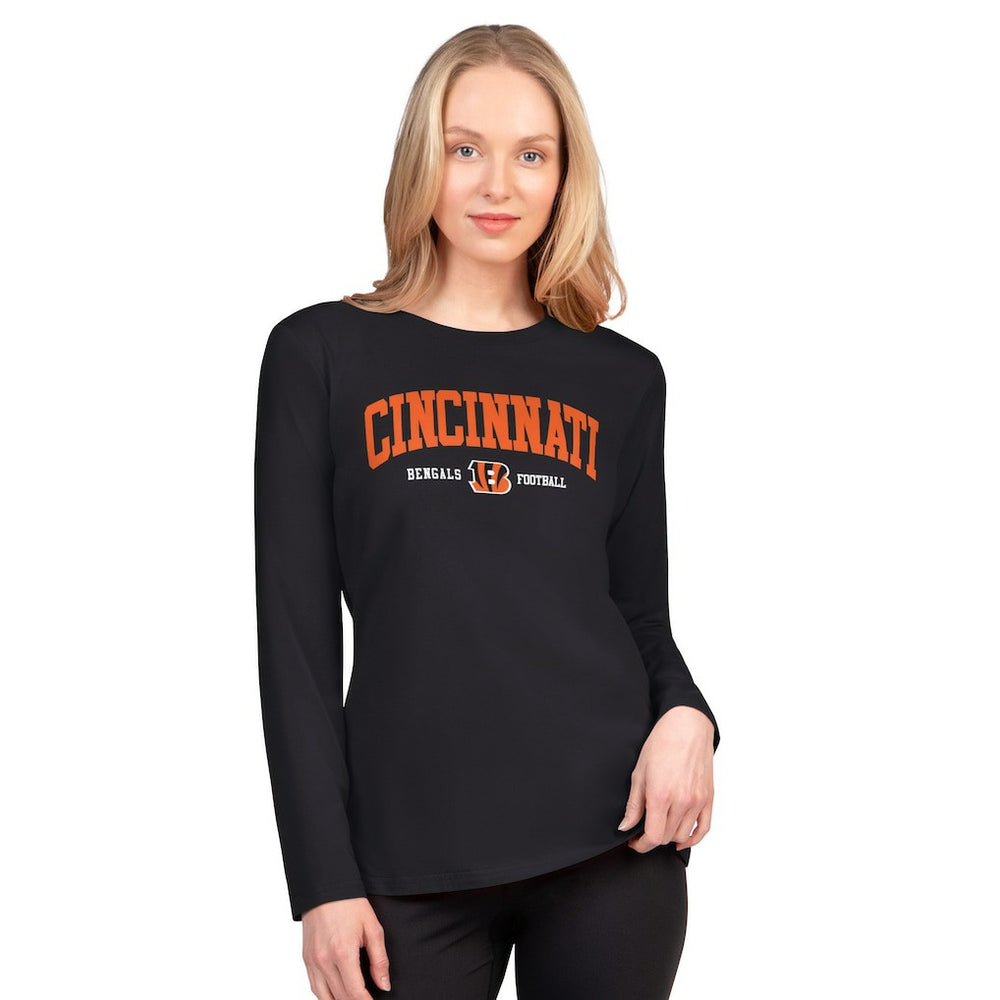 G-III 4Her by Carl Banks Women's Best Play Long Sleeve T-Shirt - Cincinnati Bengals