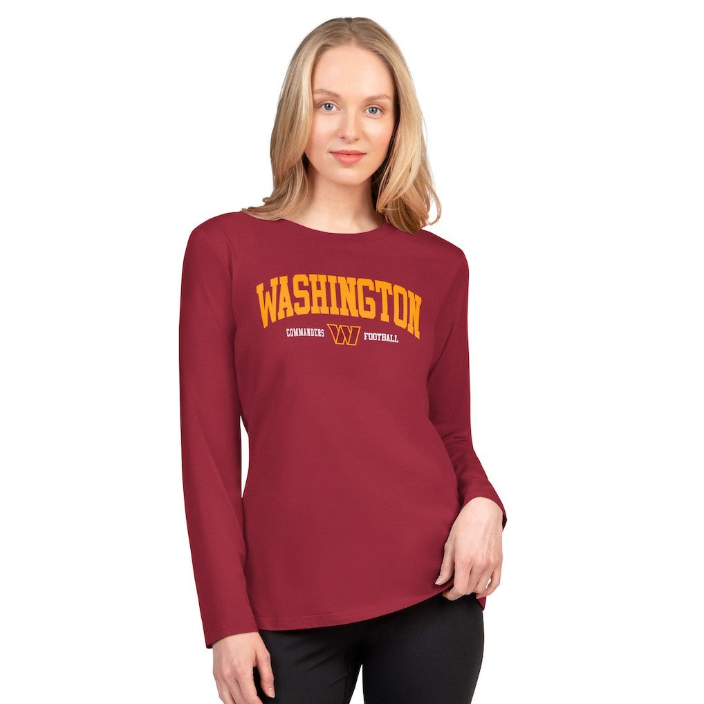 G-III 4Her by Carl Banks Women's Best Play Long Sleeve T-Shirt - Washington Commanders