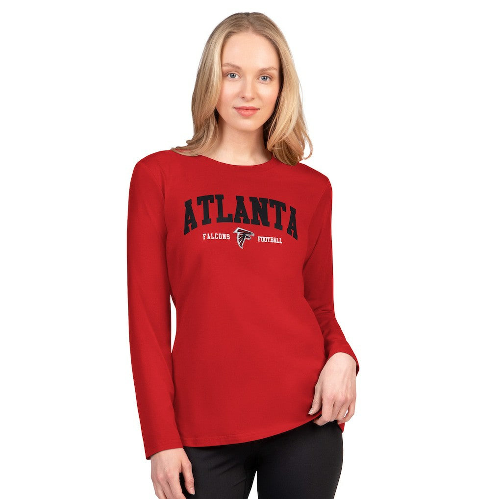 G-III 4Her by Carl Banks Women's Best Play Long Sleeve T-Shirt - Atlanta Falcons