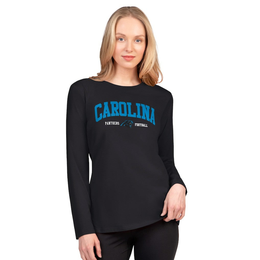 G-III 4Her by Carl Banks Women's Best Play Long Sleeve T-Shirt - Carolina Panthers