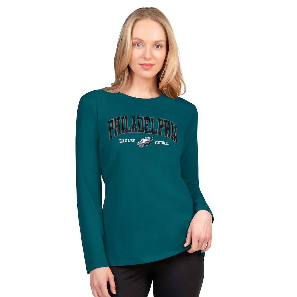 G-III 4Her by Carl Banks Women's Best Play Long Sleeve T-Shirt - Philadelphia Eagles