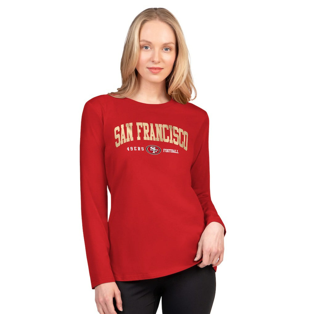 G-III 4Her by Carl Banks Women's Best Play Long Sleeve T-Shirt - San Francisco 49ers