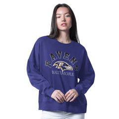 G-III 4Her by Carl Banks Women's Oversized Feud Sweatshirt - Baltimore Ravens