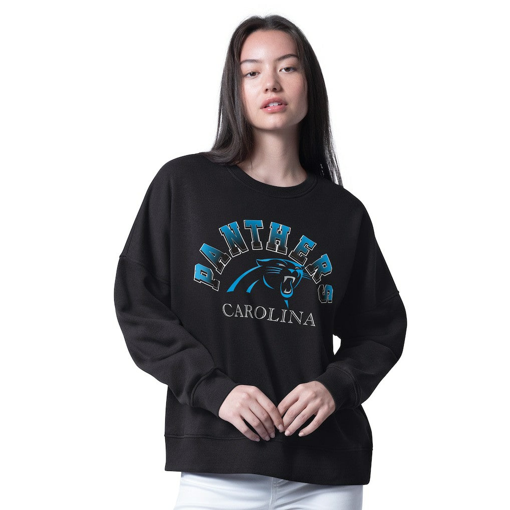 G-III 4Her by Carl Banks Women's Oversized Feud Sweatshirt - Carolina Panthers