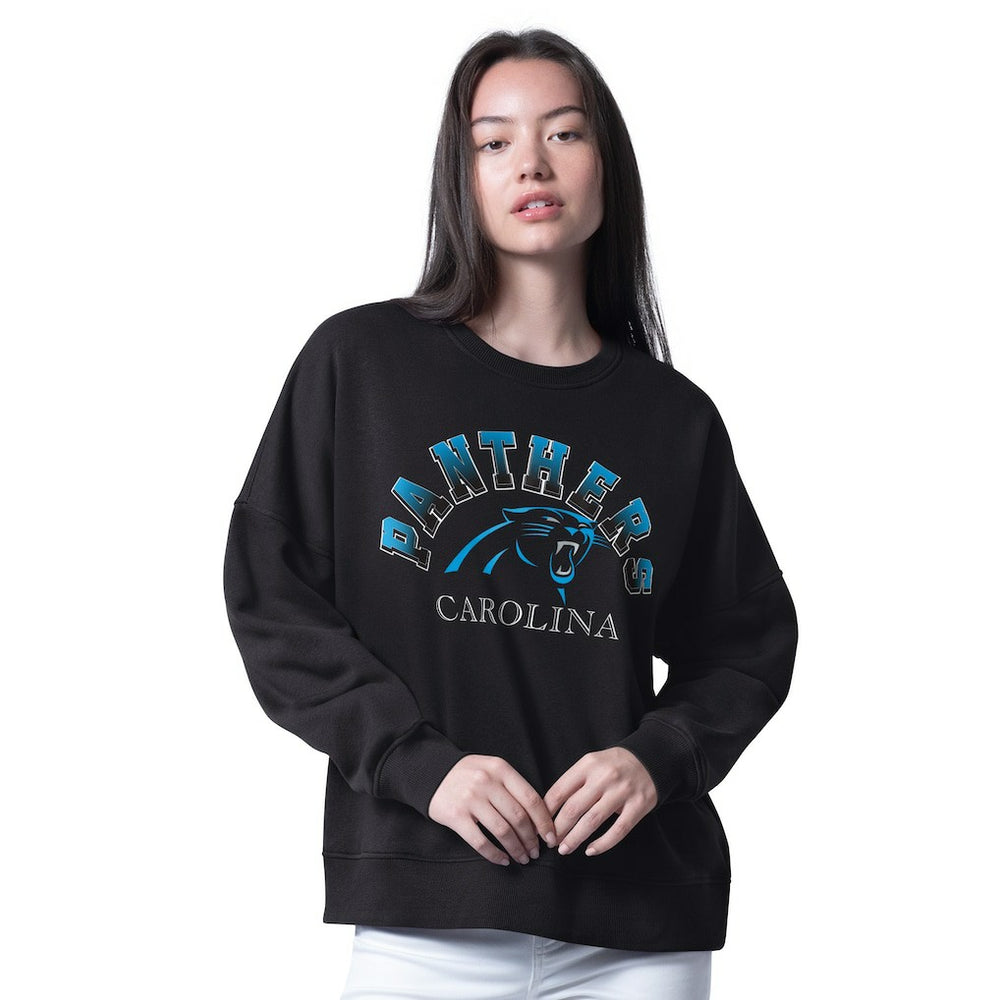 G-III 4Her by Carl Banks Women's Oversized Feud Sweatshirt - Carolina Panthers