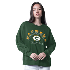 G-III 4Her by Carl Banks Women's Oversized Feud Sweatshirt - Green Bay Packers