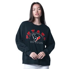 G-III 4Her by Carl Banks Women's Oversized Feud Sweatshirt - Houston Texans