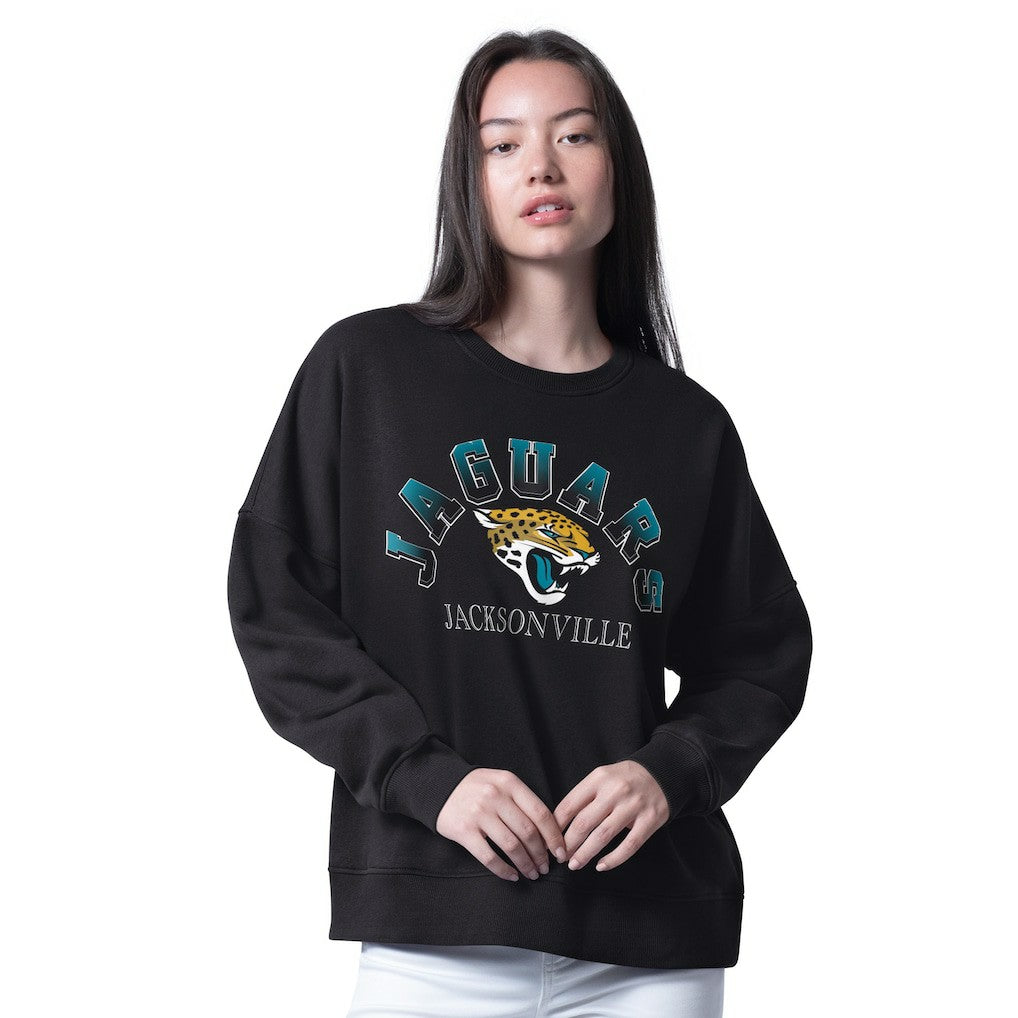G-III 4Her by Carl Banks Women's Oversized Feud Sweatshirt - Jacksonville Jaguars