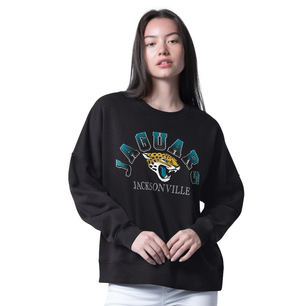 G-III 4Her by Carl Banks Women's Oversized Feud Sweatshirt - Jacksonville Jaguars