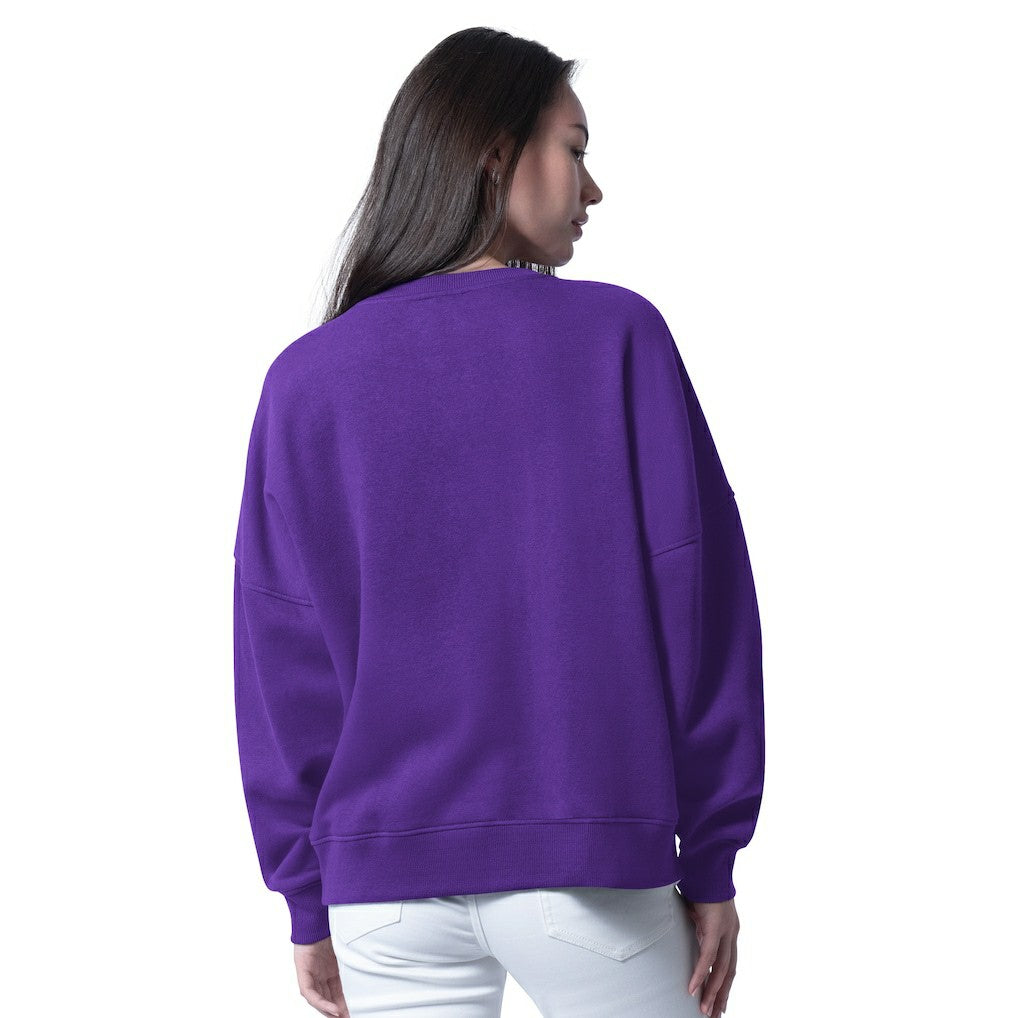 G-III 4Her by Carl Banks Women's Oversized Feud Sweatshirt - Minnesota Vikings