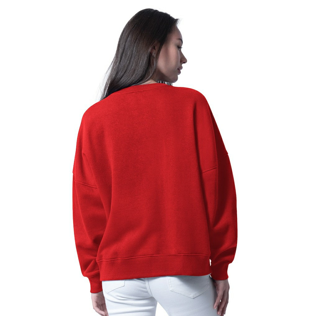 G-III 4Her by Carl Banks Women's Oversized Feud Sweatshirt - San Francisco 49ers