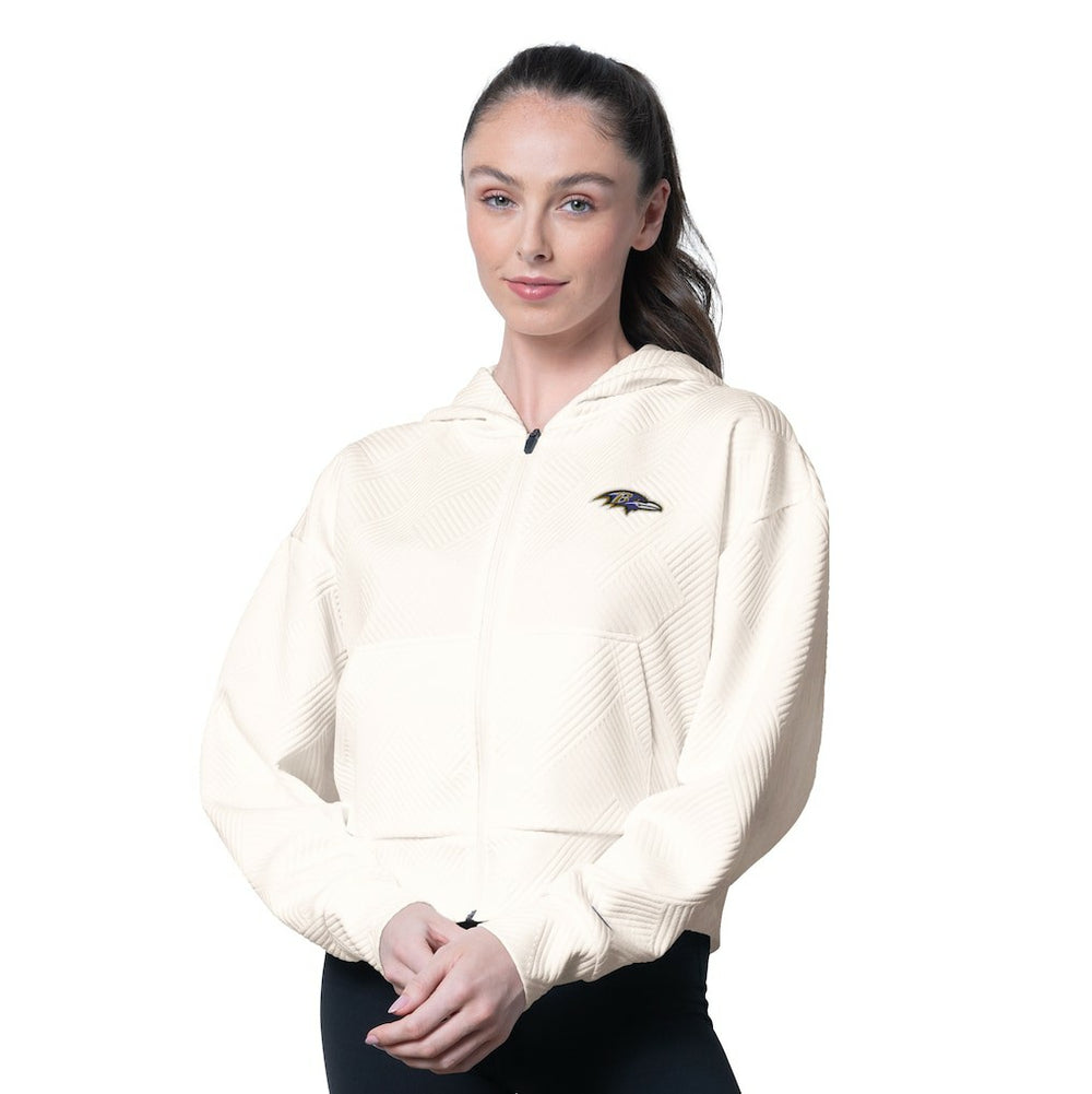 MSX by Michael Strahan Women's Eleanor Full-Zip Hoodie - Baltimore Ravens