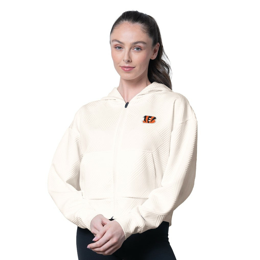 MSX by Michael Strahan Women's Eleanor Full-Zip Hoodie - Cincinnati Bengals