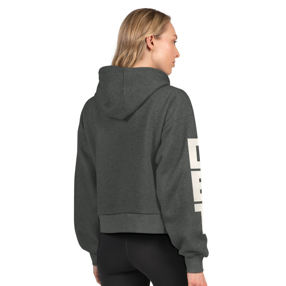 Starter Women's Star Player Cropped Fleece Pullover Hoodie - Detroit Lions