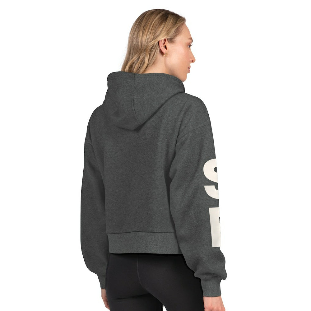 Starter Women's Star Player Cropped Fleece Pullover Hoodie - San Francisco 49ers