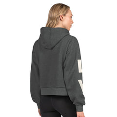 Starter Women's Star Player Cropped Fleece Pullover Hoodie - Las Vegas Raiders