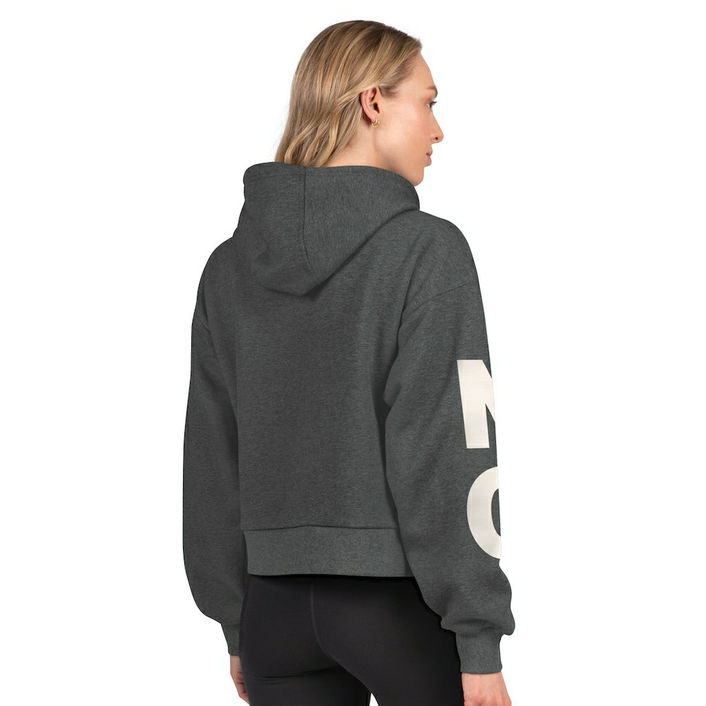 Starter Women's Star Player Cropped Fleece Pullover Hoodie - New Orleans Saints