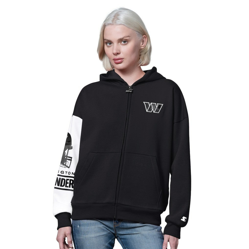 Starter Women's 4th Down Full-Zip Hoodie - Washington Commanders