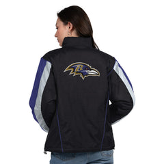Starter Women's Thursday Night Gridiron Half-Zip Jacket - Baltimore Ravens