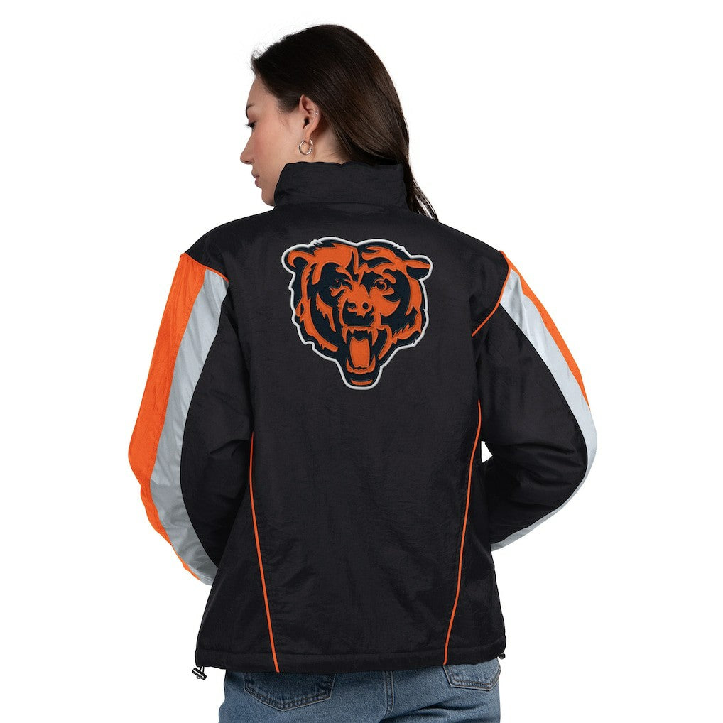 Starter Women's Thursday Night Gridiron Half-Zip Jacket - Chicago Bears