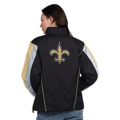 Starter Women's Thursday Night Gridiron Half-Zip Jacket - New Orleans Saints
