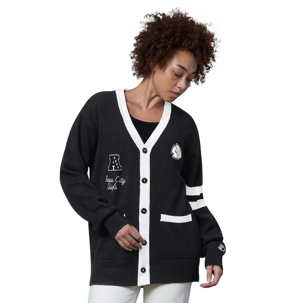 Starter Women's Back Shot Button-Up Cardigan - Kansas City Chiefs