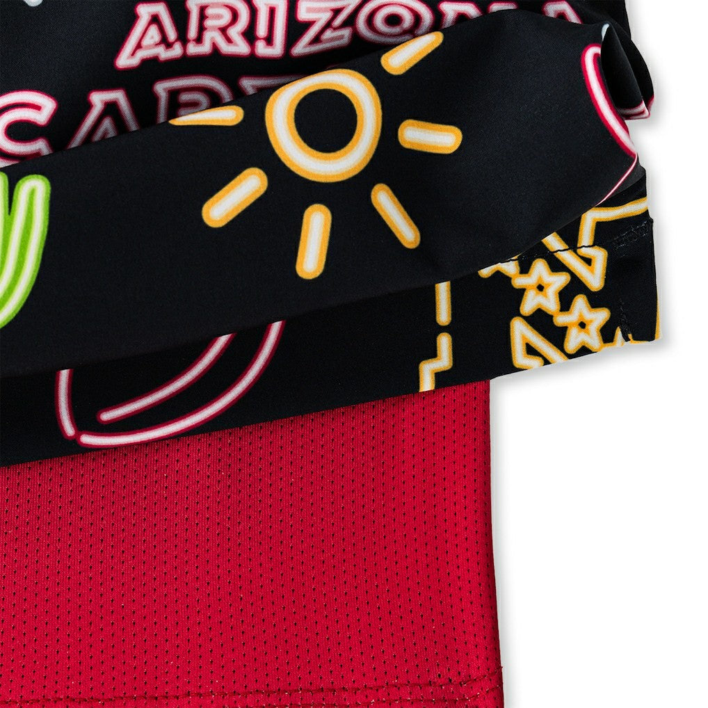 Chubbies The Neon 5.5" Classic Lined Swim Trunks - Arizona Cardinals