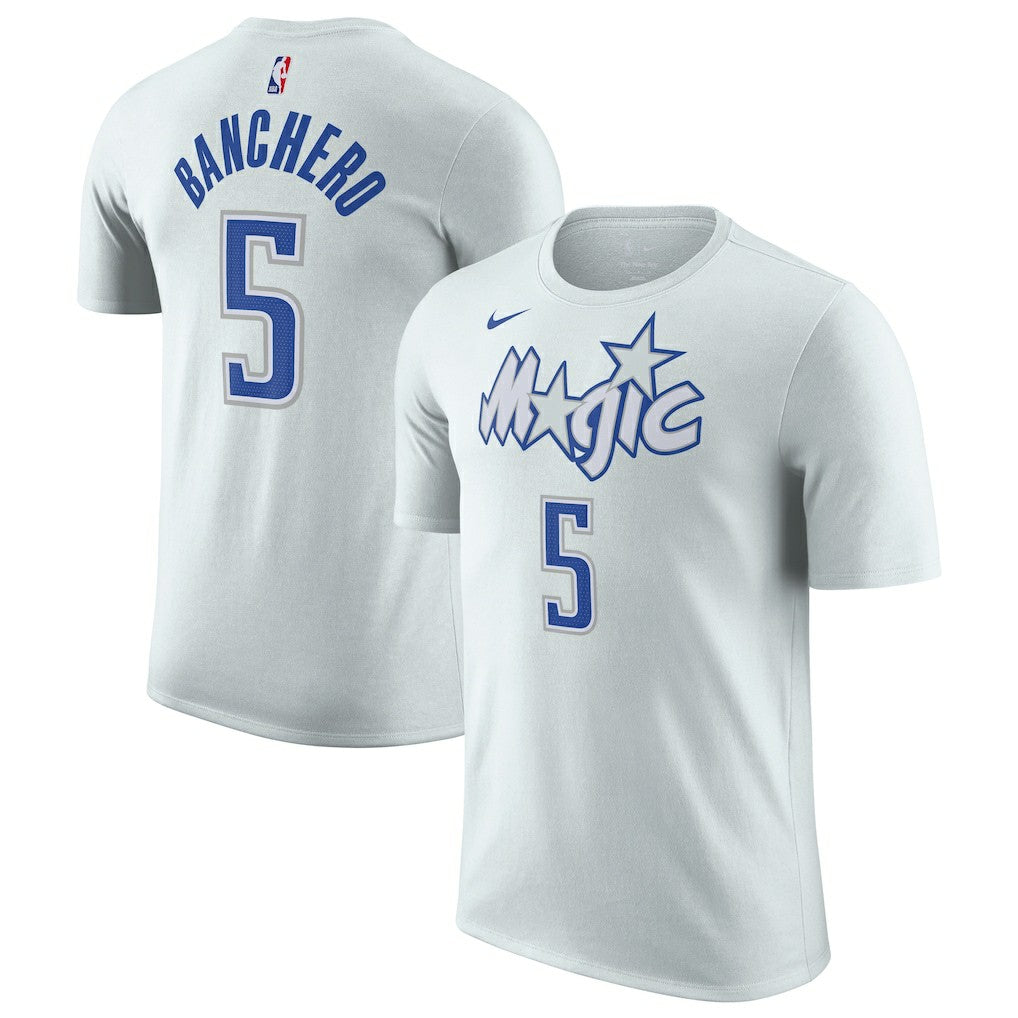NBA Paolo Banchero Orlando Magic Unisex 2025/26 City Edition Name & Number T-Shirt
