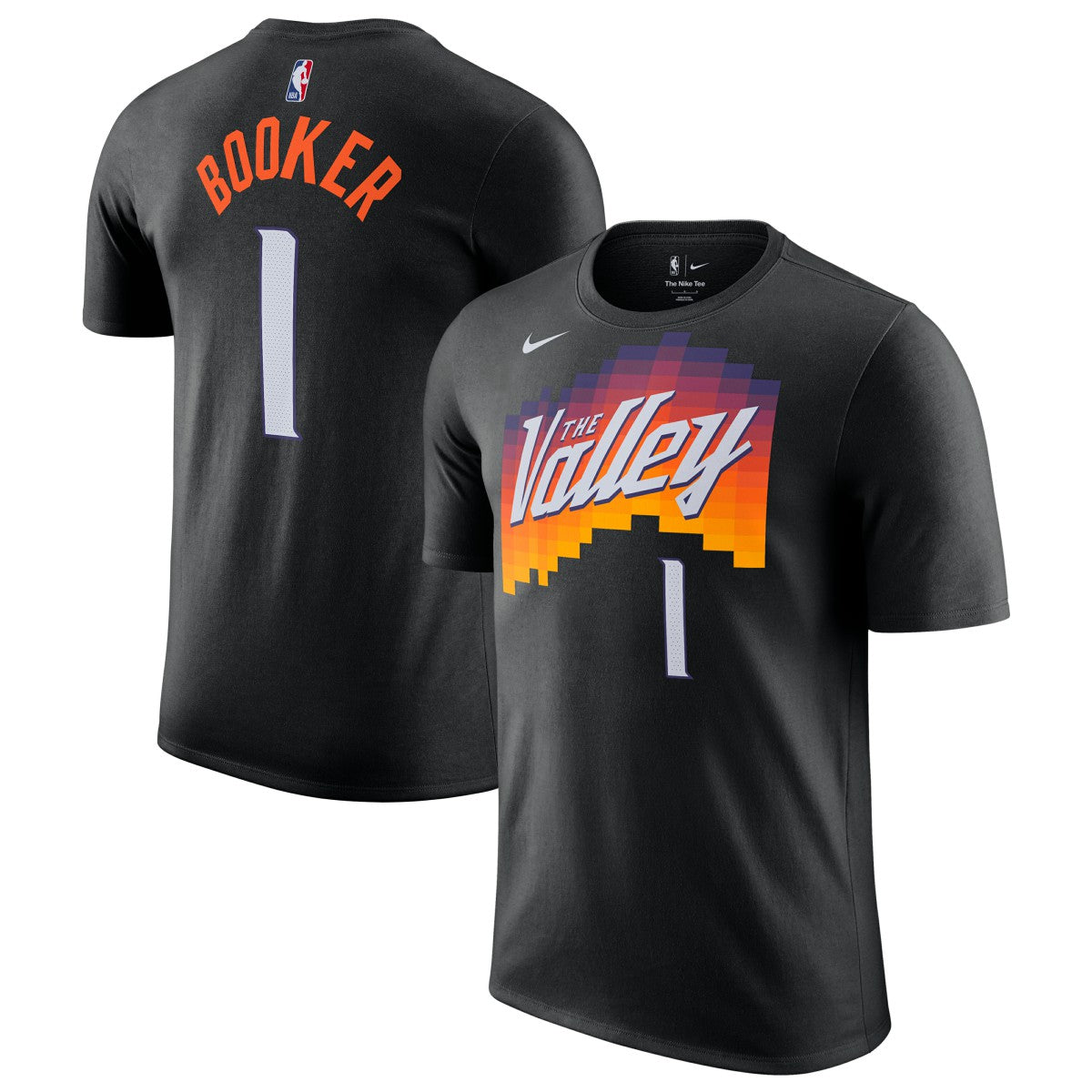 NBA Devin Booker Phoenix Suns Unisex 2025/26 City Edition Name & Number T-Shirt