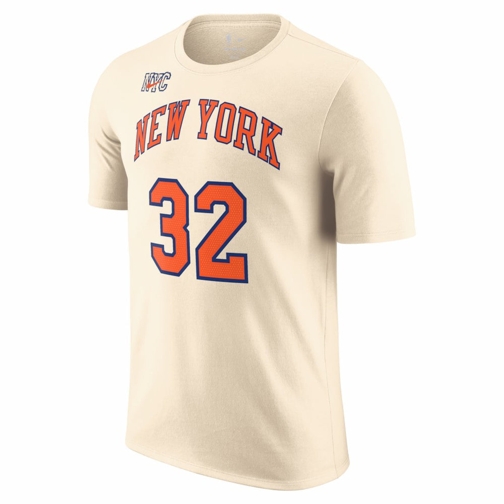 NBA Karl-Anthony Towns New York Knicks Unisex 2025/26 City Edition Name & Number T-Shirt
