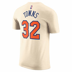 NBA Karl-Anthony Towns New York Knicks Unisex 2025/26 City Edition Name & Number T-Shirt