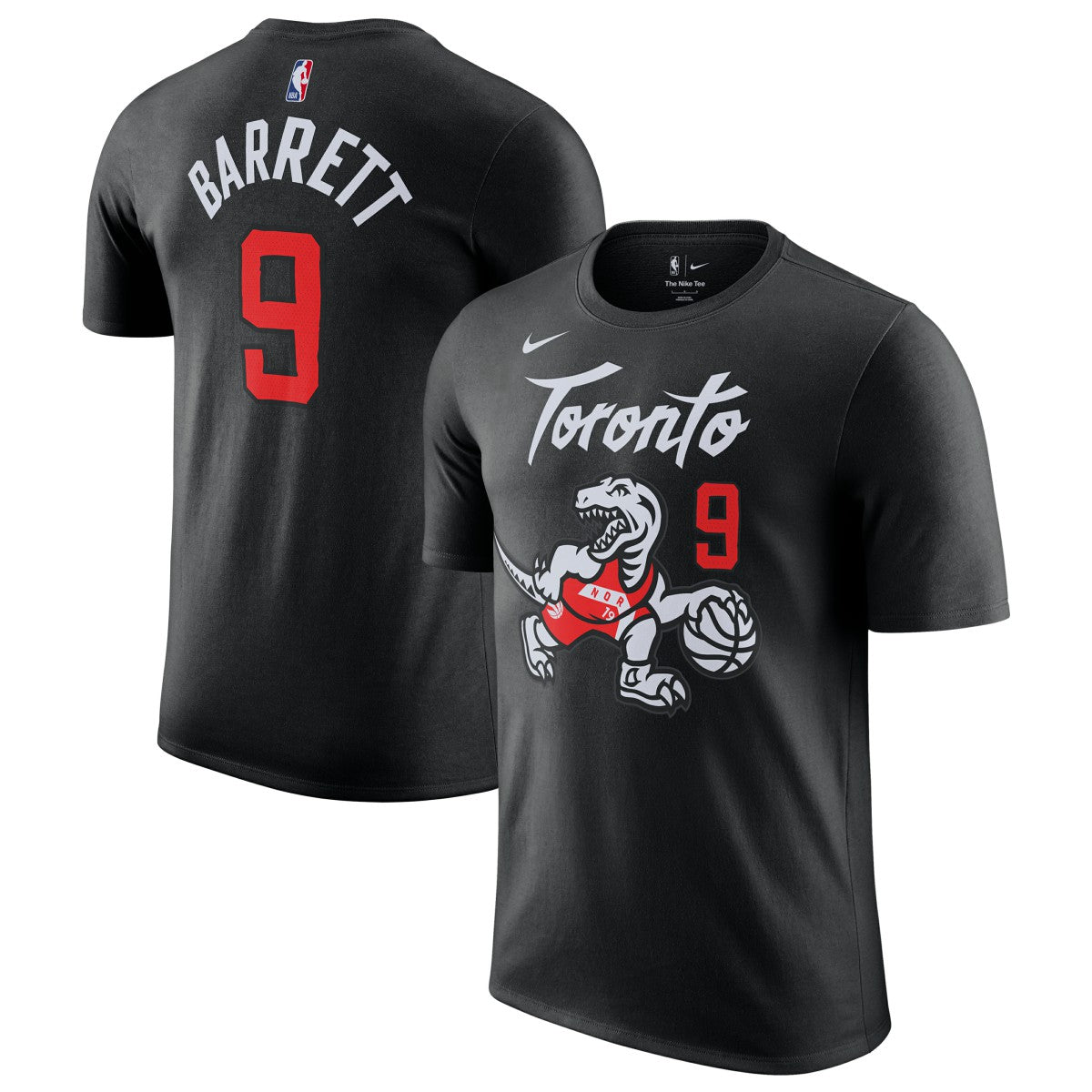 NBA RJ Barrett Toronto Raptors Unisex 2025/26 City Edition Name & Number T-Shirt