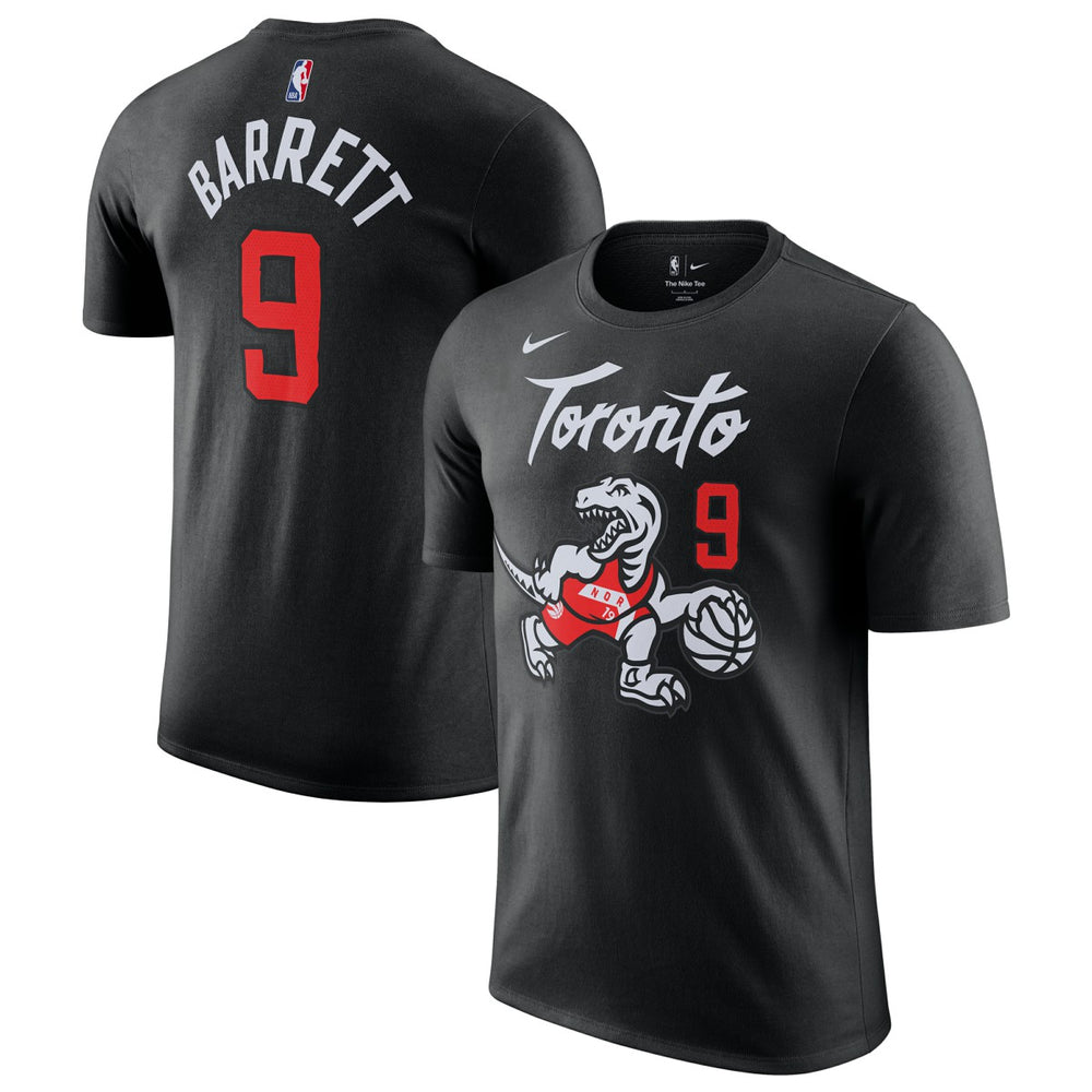 NBA RJ Barrett Toronto Raptors Unisex 2025/26 City Edition Name & Number T-Shirt