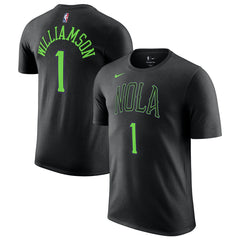 NBA Zion Williamson New Orleans Pelicans Unisex 2025/26 City Edition Name & Number T-Shirt