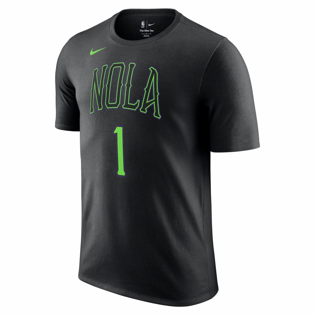NBA Zion Williamson New Orleans Pelicans Unisex 2025/26 City Edition Name & Number T-Shirt