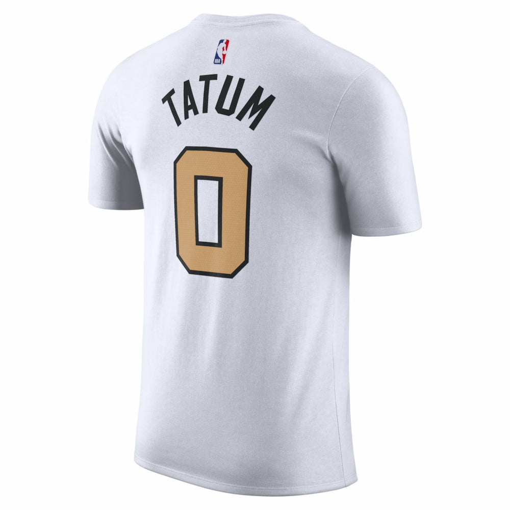 NBA Jayson Tatum Boston Celtics Unisex 2025/26 City Edition Name & Number T-Shirt
