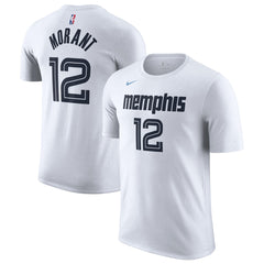 NBA Ja Morant Memphis Grizzlies Unisex 2025/26 City Edition Name & Number T-Shirt