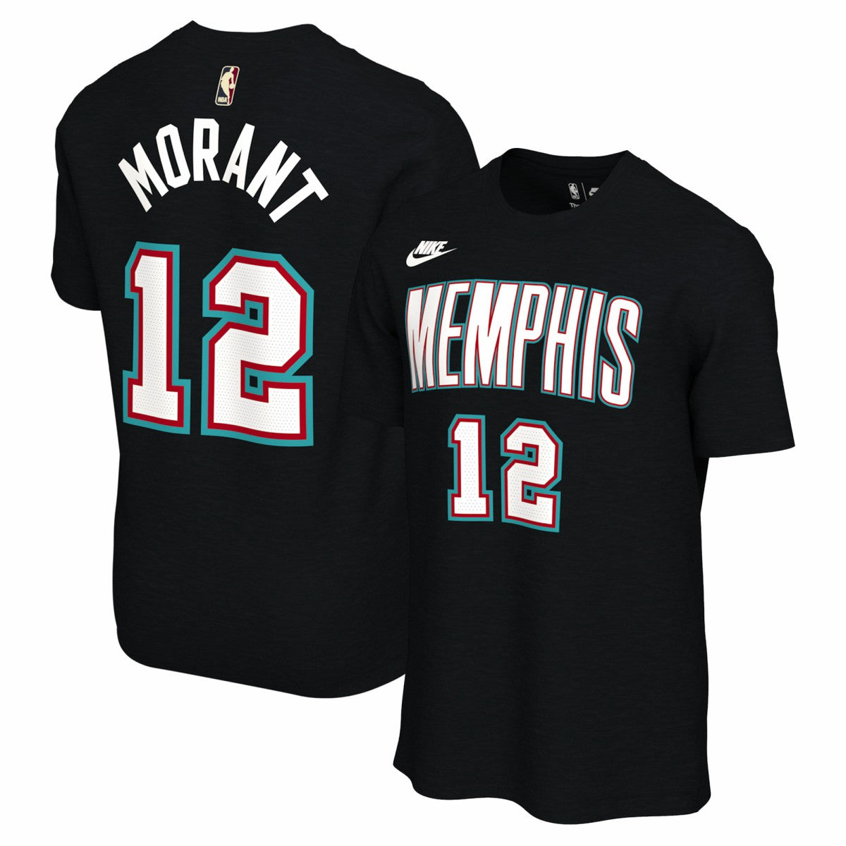 NBA Ja Morant Memphis Grizzlies Unisex Name & Number T-Shirt