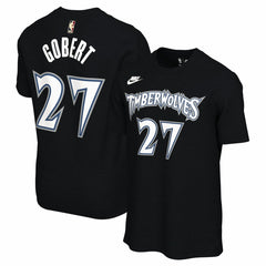 NBA Rudy Gobert Minnesota Timberwolves Unisex Name & Number T-Shirt
