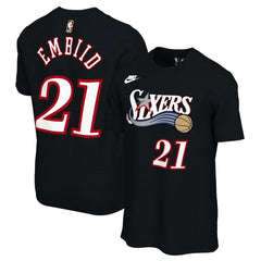 NBA Joel Embiid Philadelphia 76ers Unisex Name & Number T-Shirt