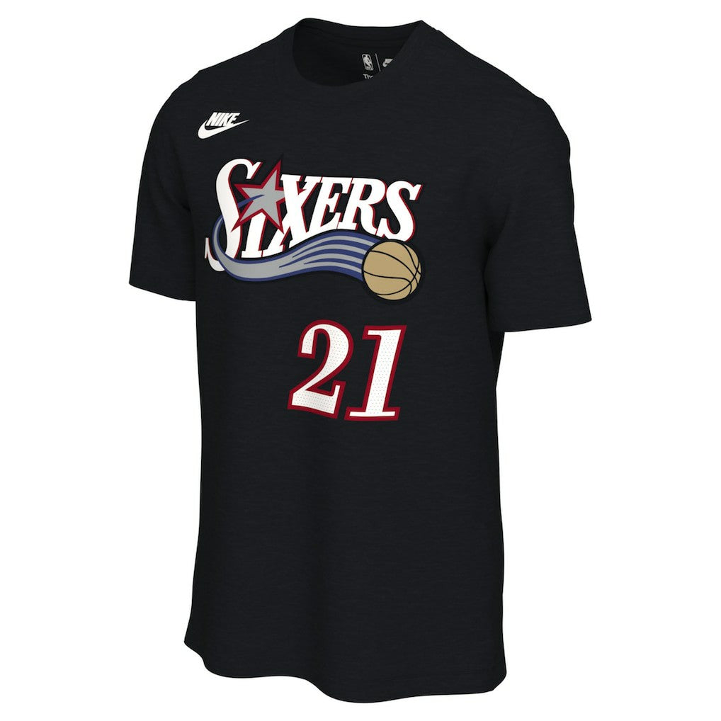 NBA Joel Embiid Philadelphia 76ers Unisex Name & Number T-Shirt