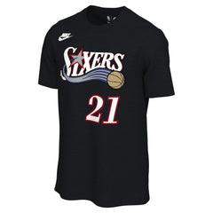 NBA Joel Embiid Philadelphia 76ers Unisex Name & Number T-Shirt
