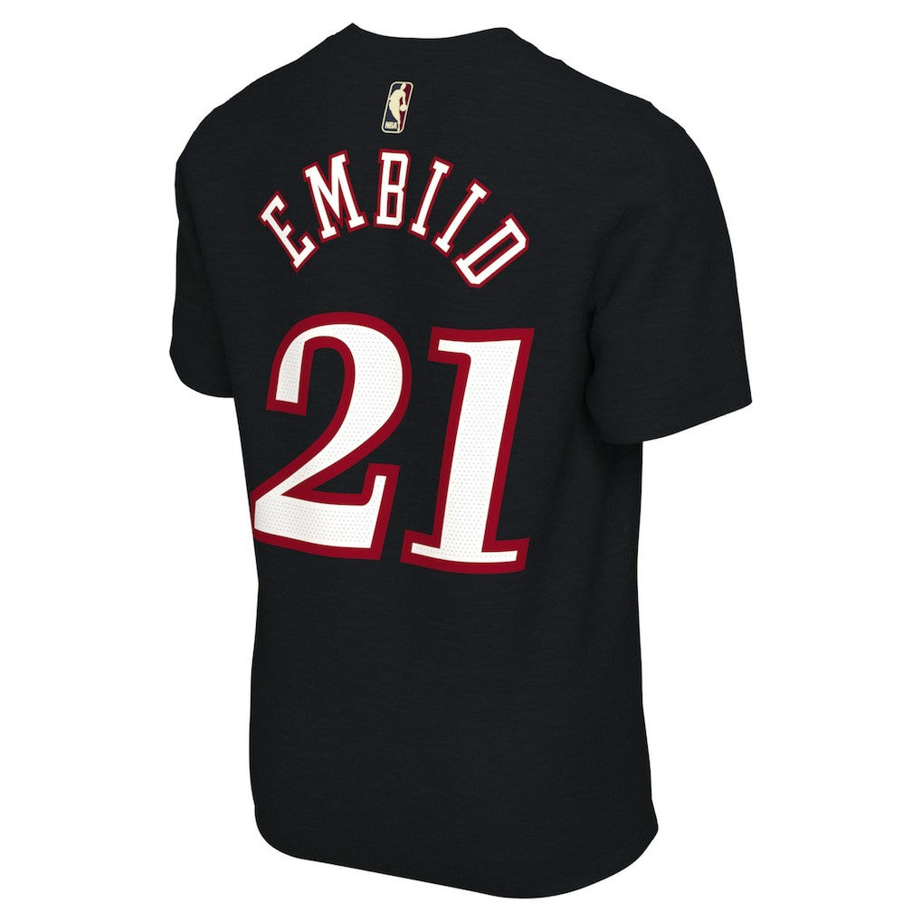 NBA Joel Embiid Philadelphia 76ers Unisex Name & Number T-Shirt