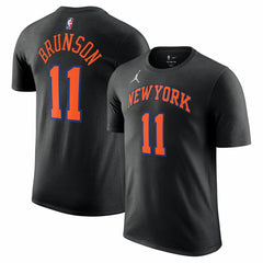 NBA Jalen Brunson New York Knicks Jordan Brand Unisex Name & Number T-Shirt